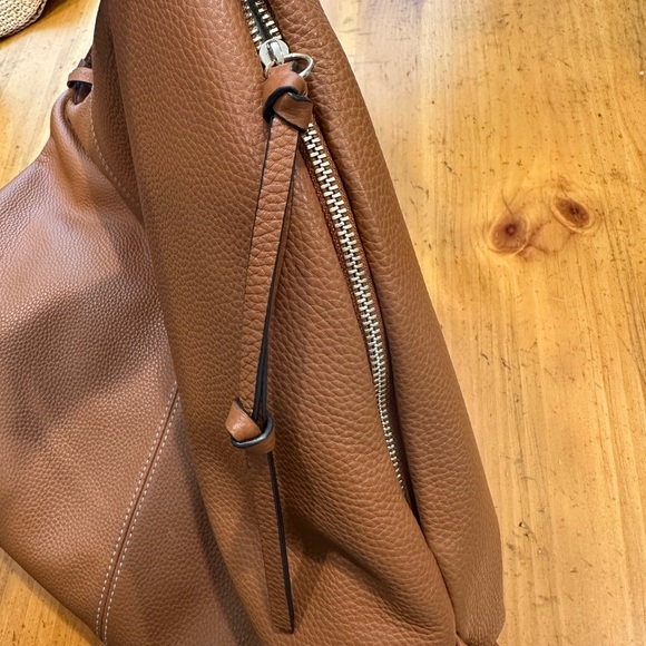 Vince Camuto Corin Tan Leather Hobo Bag - Picture 9 of 9
